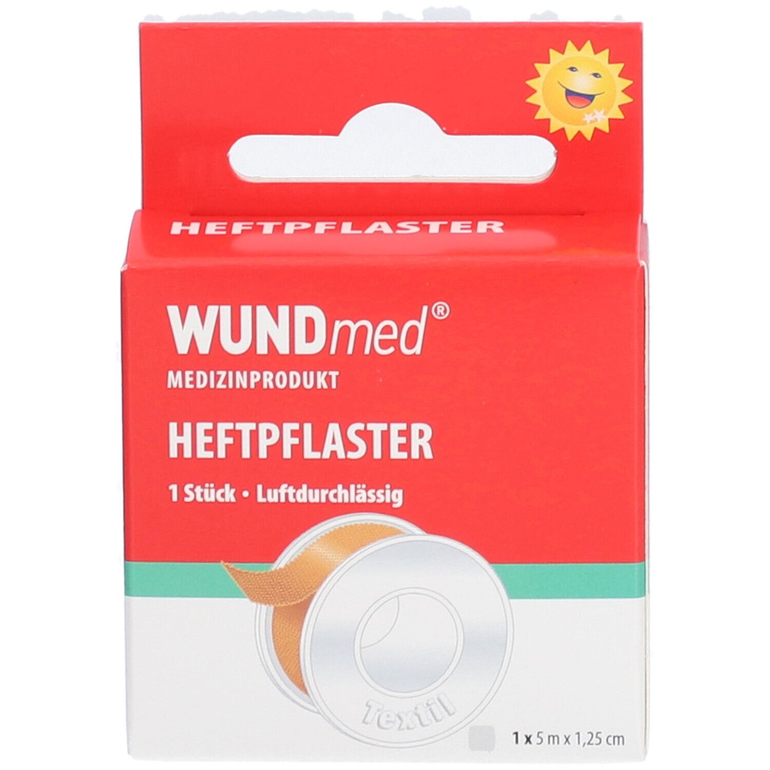 WUNDmed® Heftpflaster 5 m x 1,25 cm