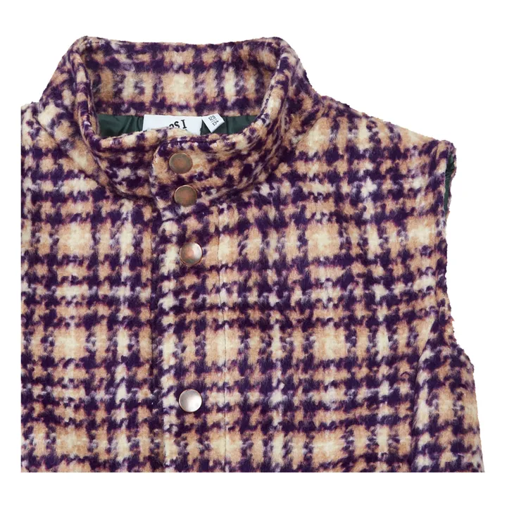 Cos I Said So Gilet Sans Manches Plaid | Violet