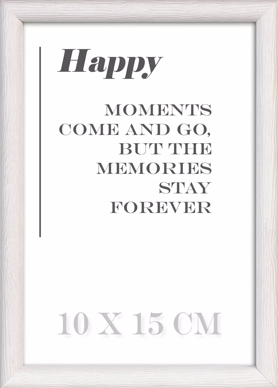 Bilderrahmen Happy 12 x 16,5 cm