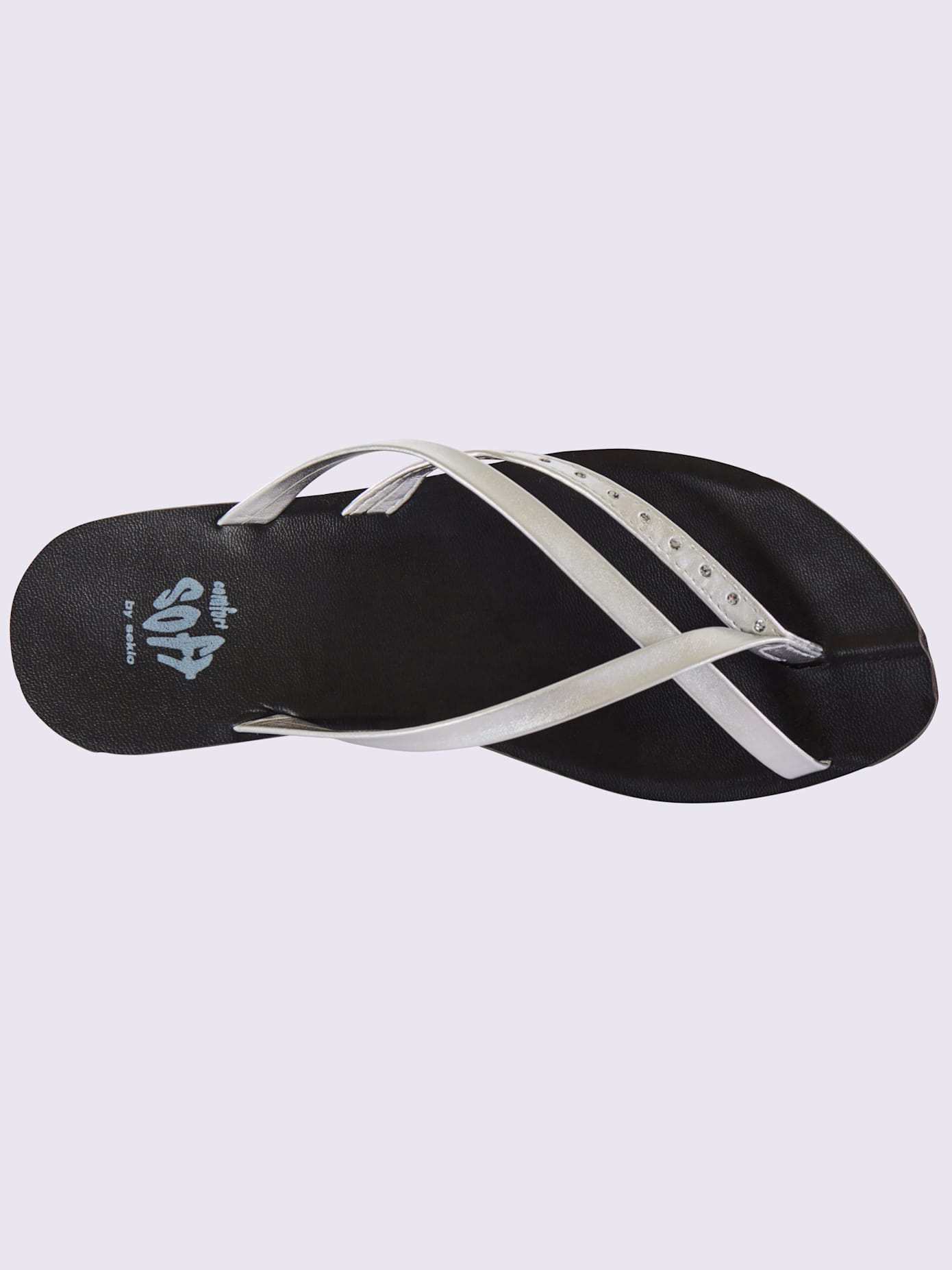 Mules de bain jolies petites pierres en verre