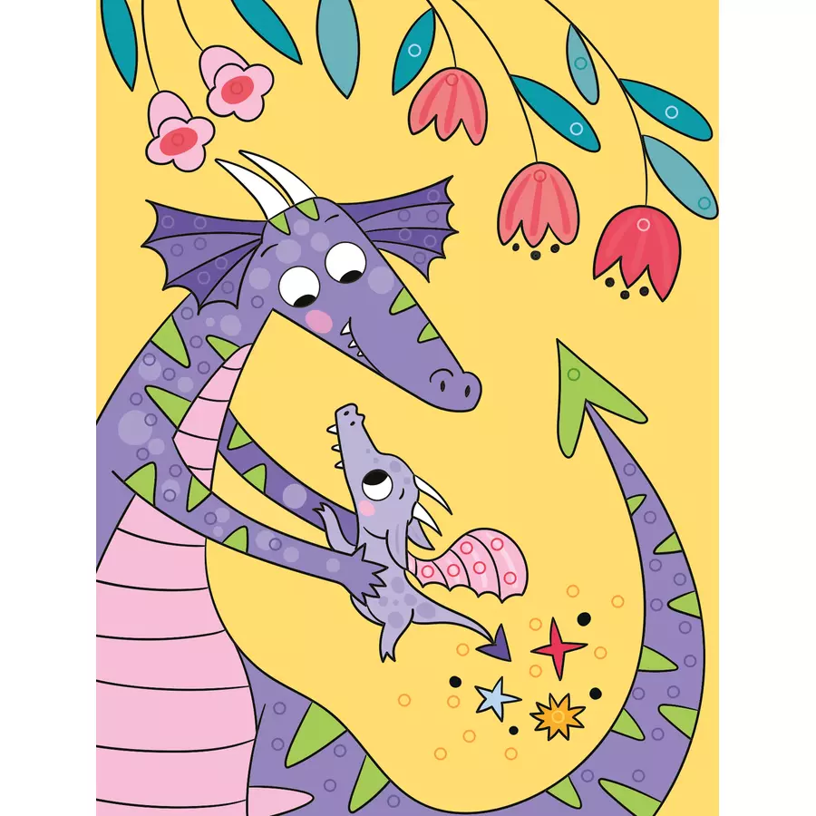 arsEdition Mein Diamant-Stickerheft – Drachen