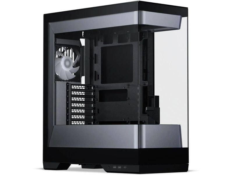 Phanteks PC-Gehäuse Evolv S2 Schwarz Midi-Tower mit einem Sichtfenster
