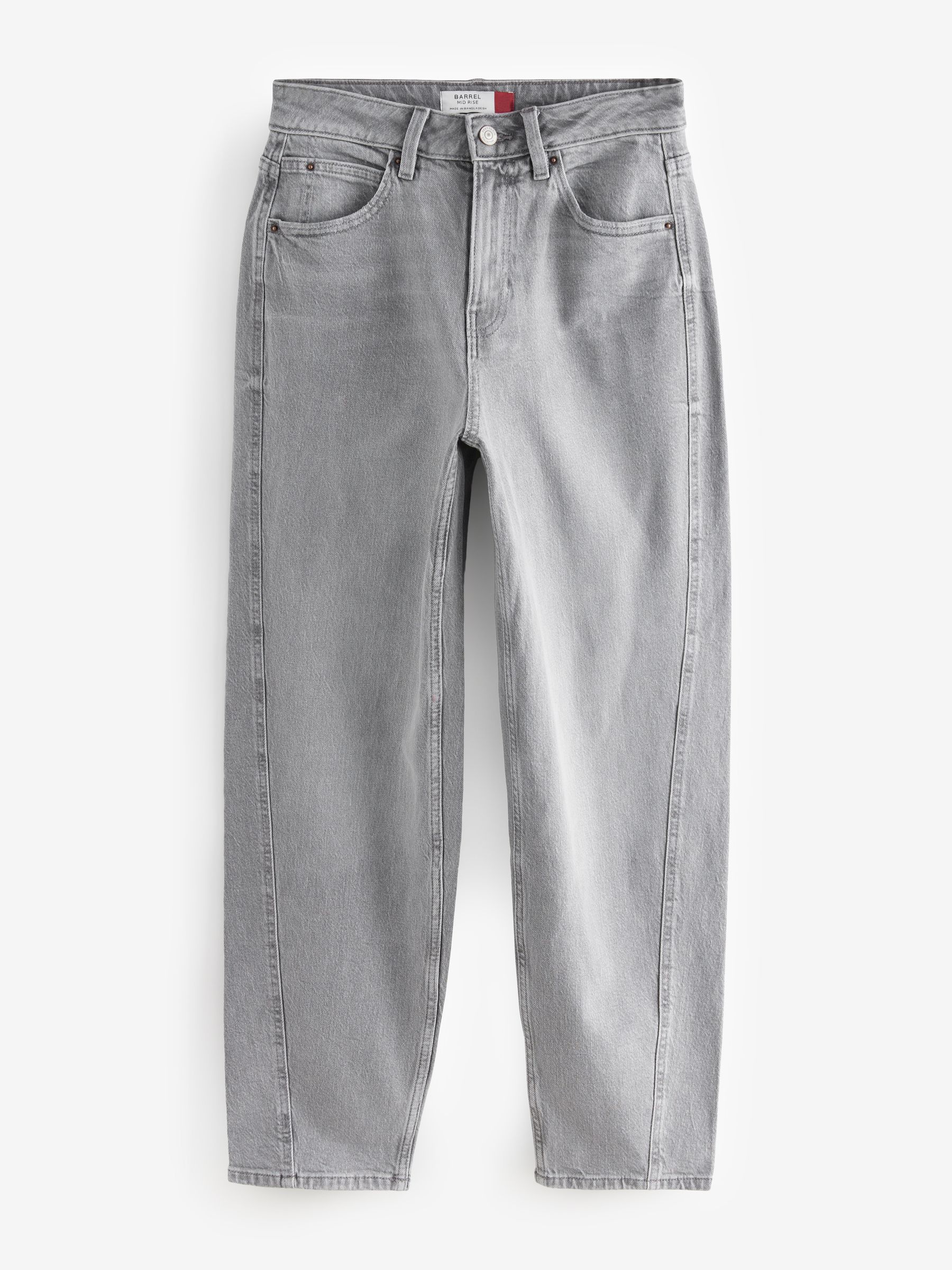Grijs - Authentieke Carrot Barrel jeans