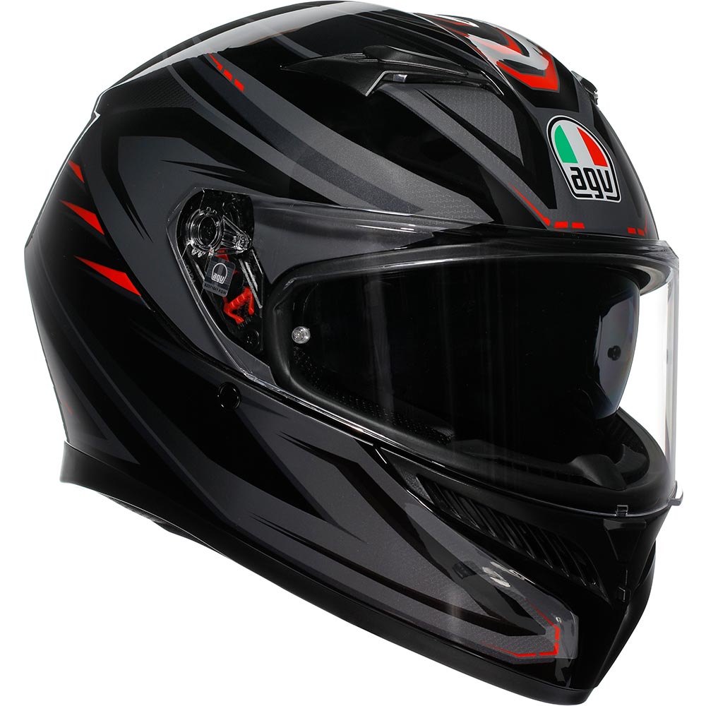 AGV - Casque K3 Syth Noir / Rouge
