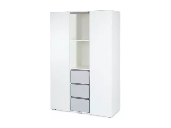Armoire 3 portes LittleSky by Klups Dalia - Blanc