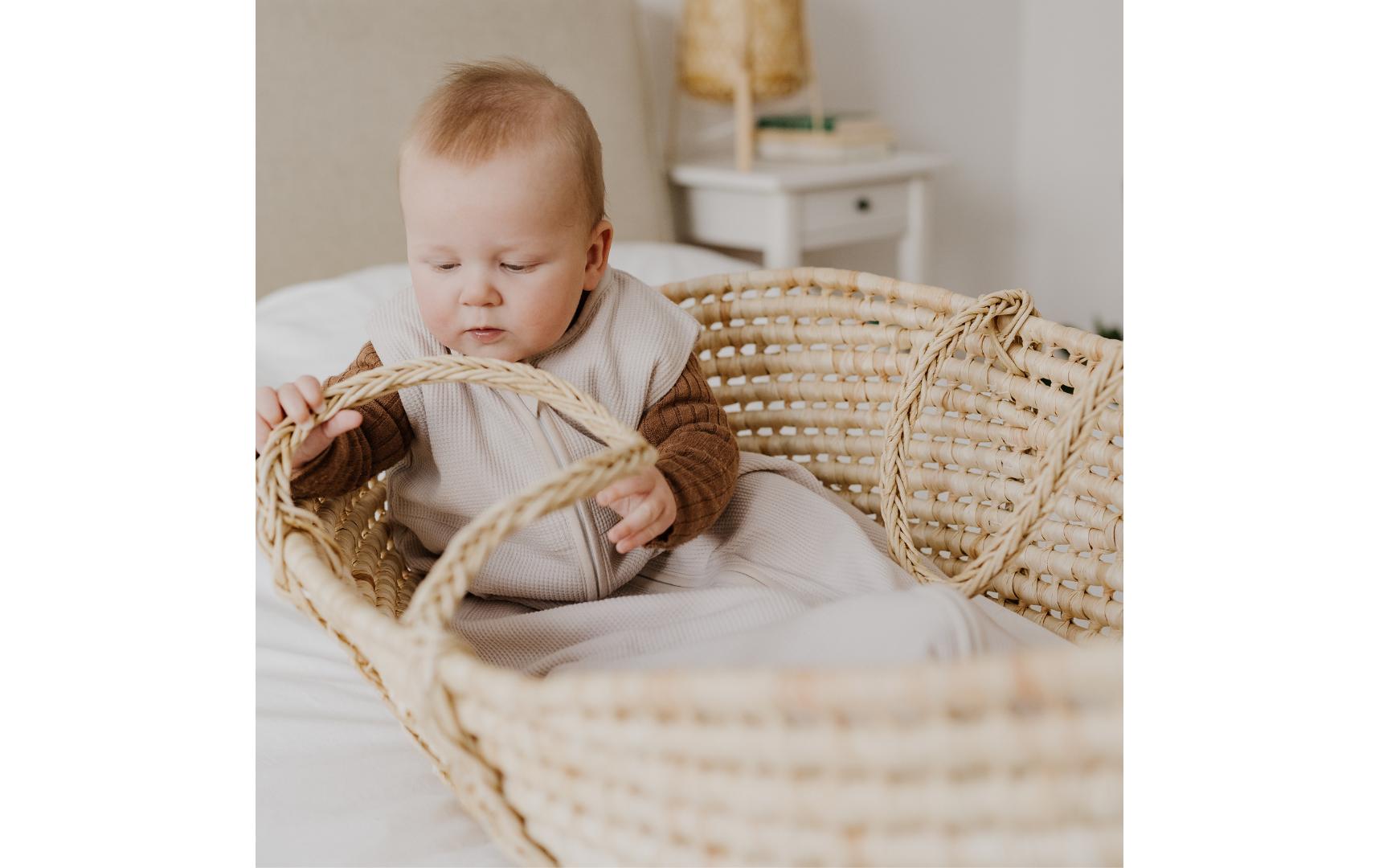Baby-Sommerschlafsack Essential Beige 80 cmSommerschlafsack für Babys