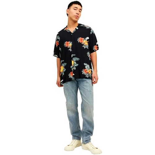 Jack & Jones - CAMISA ESTAMPADA HOMBRE JACK&JONES 12227625 Negro