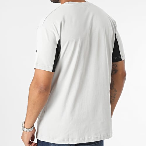 Tee Shirt A Poche Gris Noir