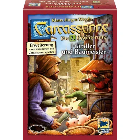 Asmodee Hans im Glück Carcassonne Händler und Baumeister Erweiterung