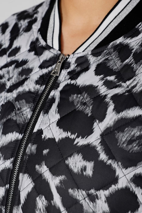 Blouson, Animaldruck, Langarm