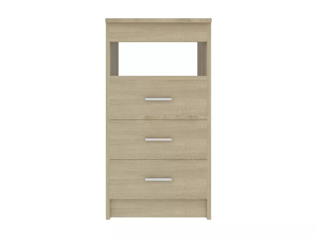 Armoire à tiroirs Chêne sonoma 40x50x76 cm Bois d'ingénierie