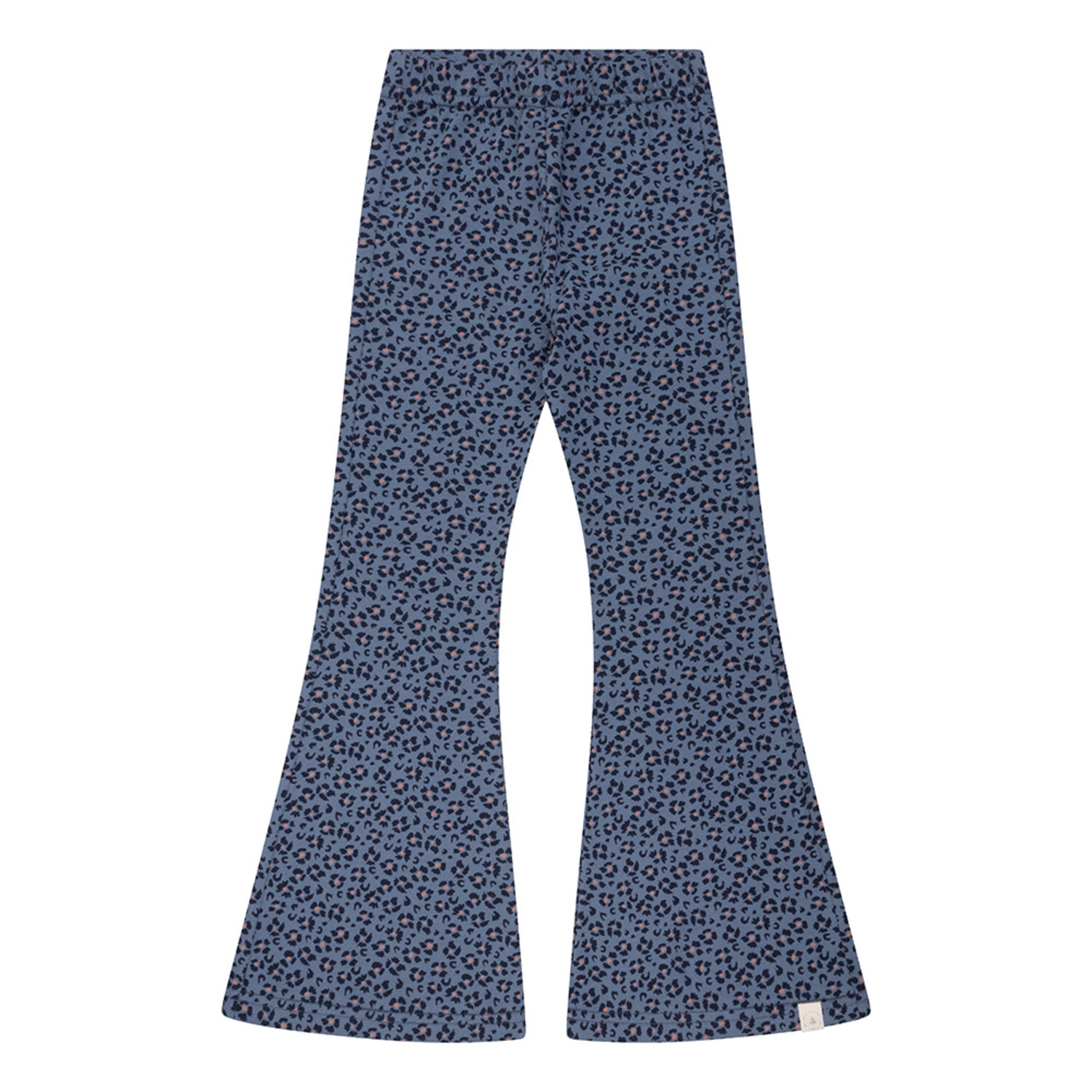 Navy Natural | Be flared navy leopard flower