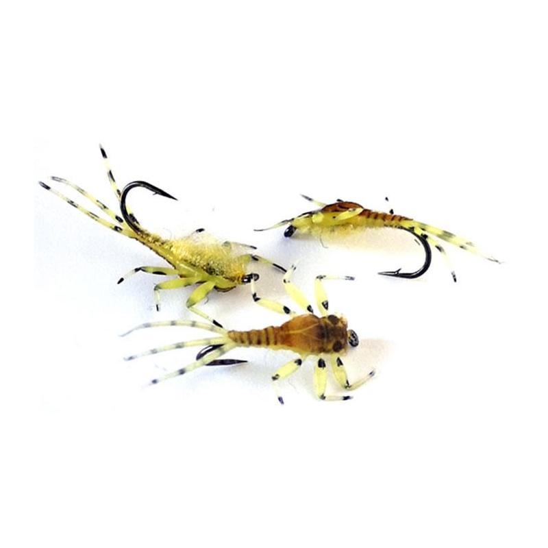 Mouche Sempe Nymphe Mayfly Jaune - Par 3