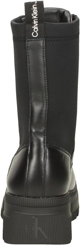 Calvin Klein Chunky Combat Laceup Zip zwart