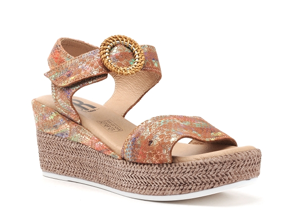Gr nu pieds talons femme viabe multicolore