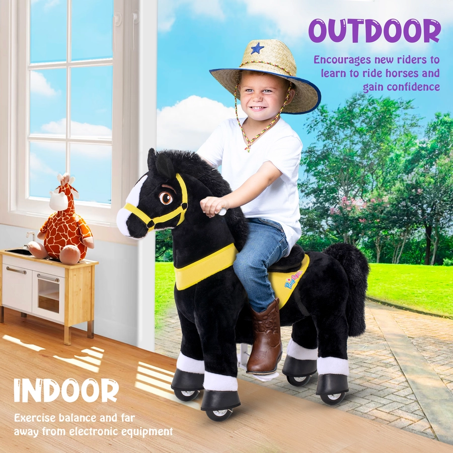 PonyCycle® Black Horse - klein