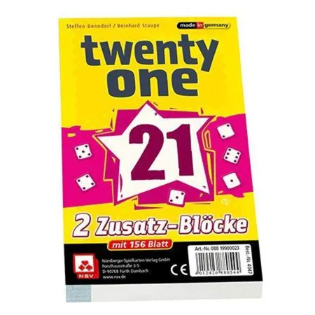Nürnberger Spielkarten Twenty One Ersatzblöcke (2er)