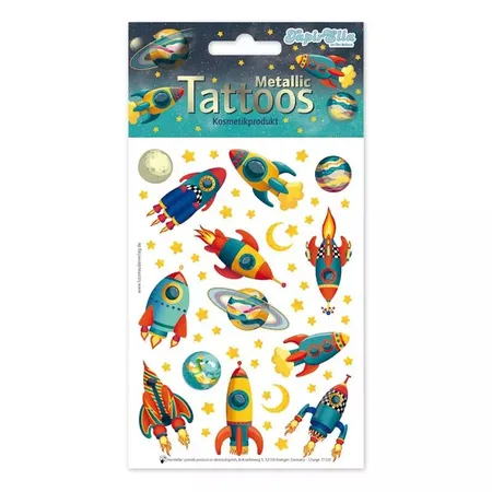 Lutz Mauder TapirElla Metallic Tattoo A6, Rakete