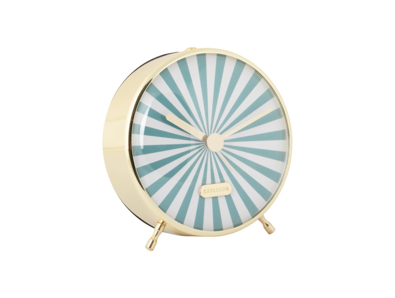 Alarm Clock Candy Swirl KA6008SB Soft brown & white