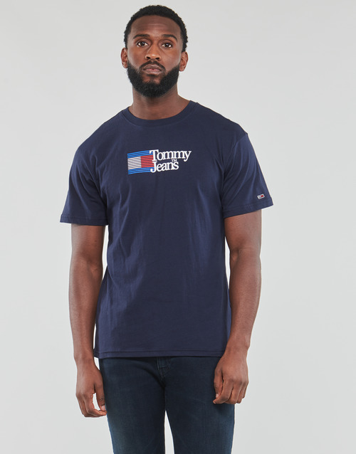 Tommy Jeans - TJM CLSC RWB CHEST LOGO TEE Marino