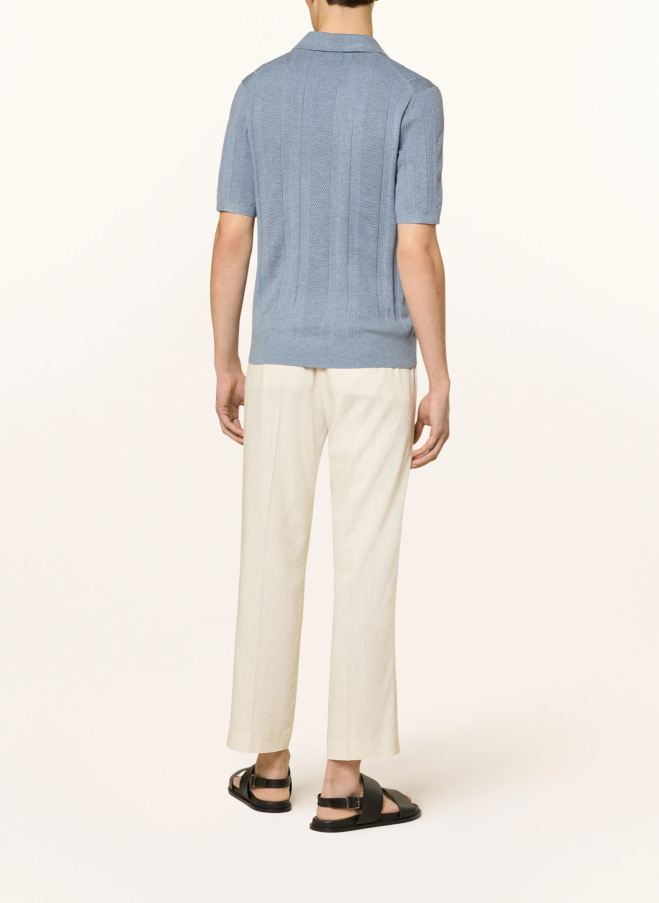 REISS Strick-Poloshirt