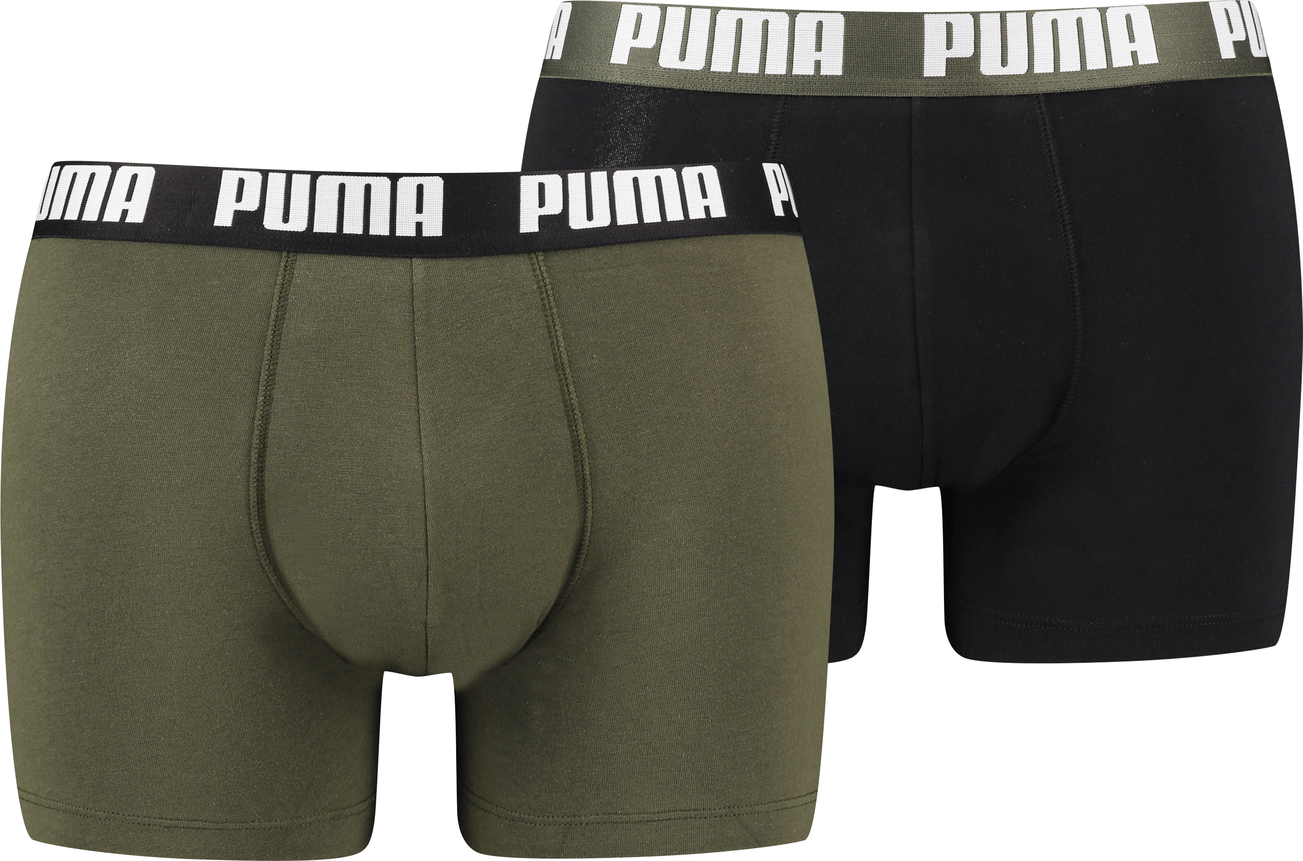 PUMA Basic Boxer 2er Pack Grün F040