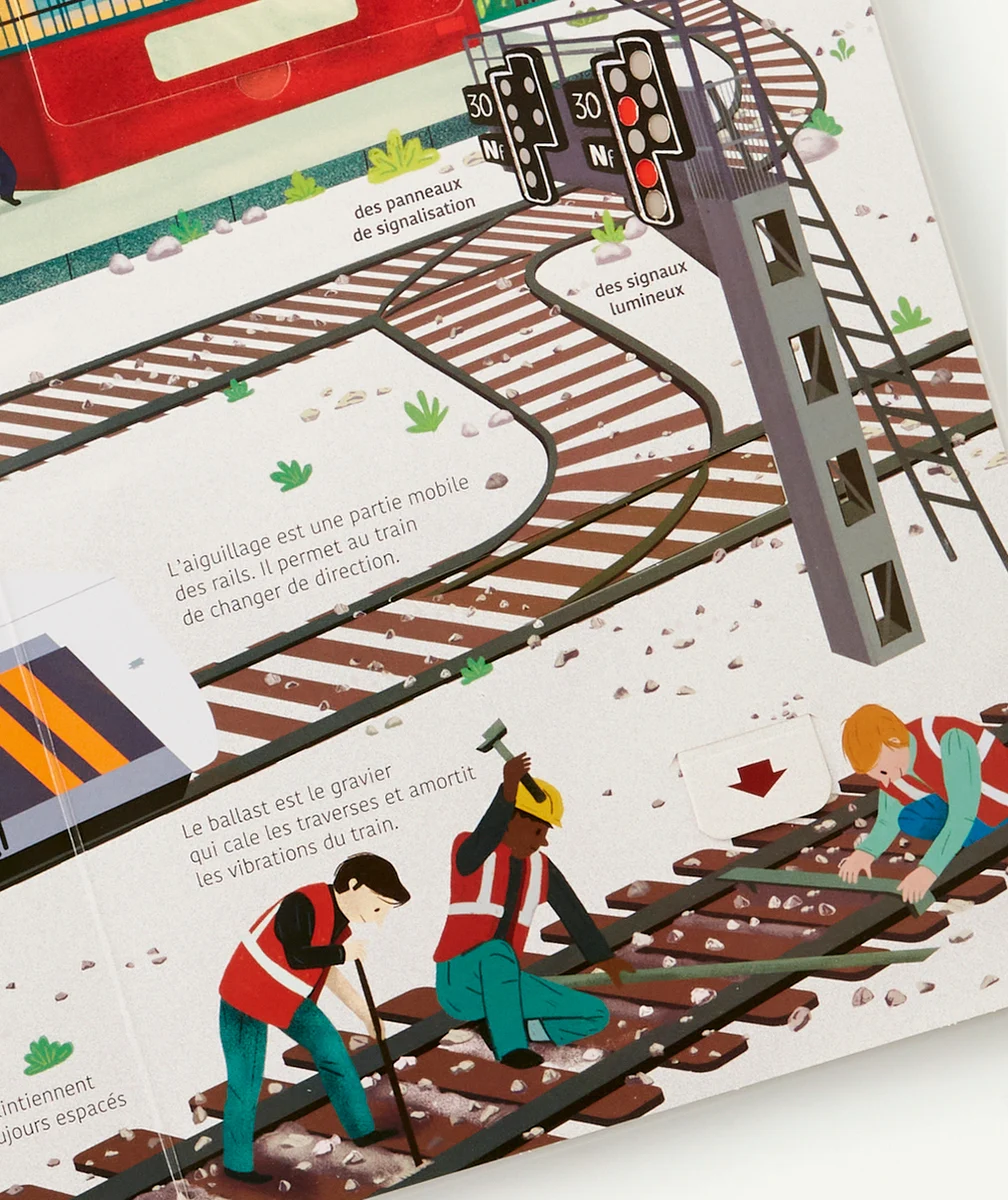 TOURBILLONLE LIVRE ANIMÉ DES TRAINS