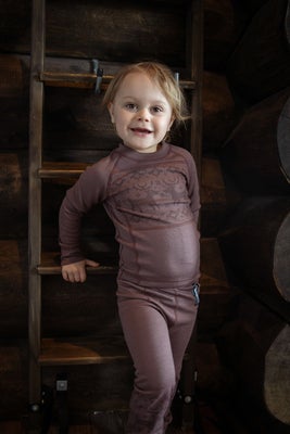 Lindberg Kåbdalis Superundertøy Merinomix, Dusty Mauve