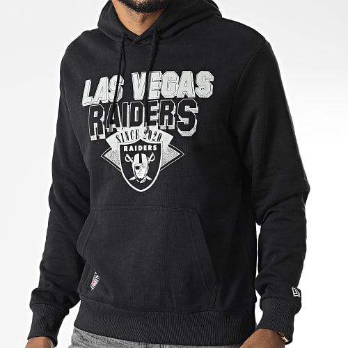 Sweat Capuche Team Logo Las Vegas Raiders Noir