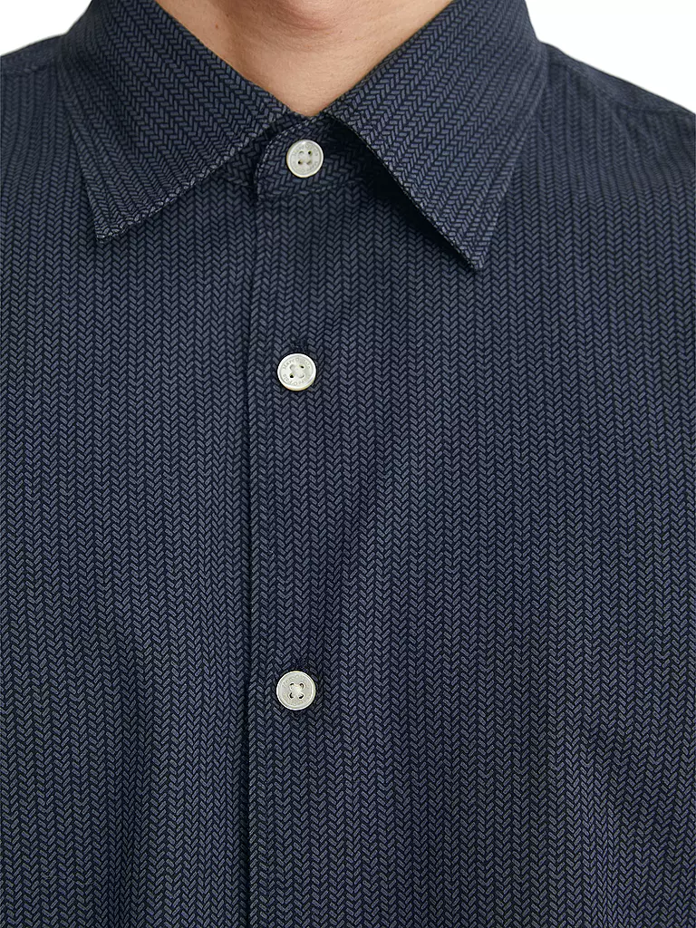 MARC O'POLO Hemd dunkelblau