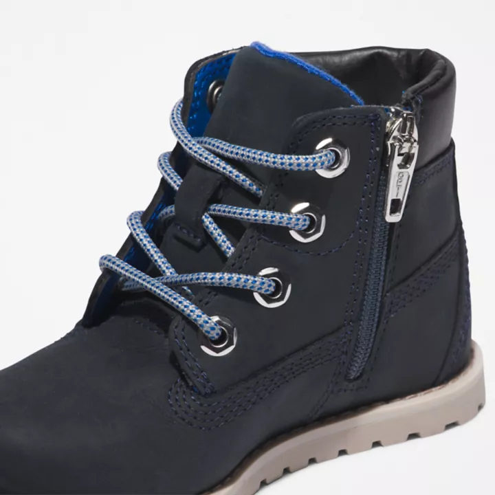 Bota infantil Pokey Pine de 15 cm na cor azul marinho.