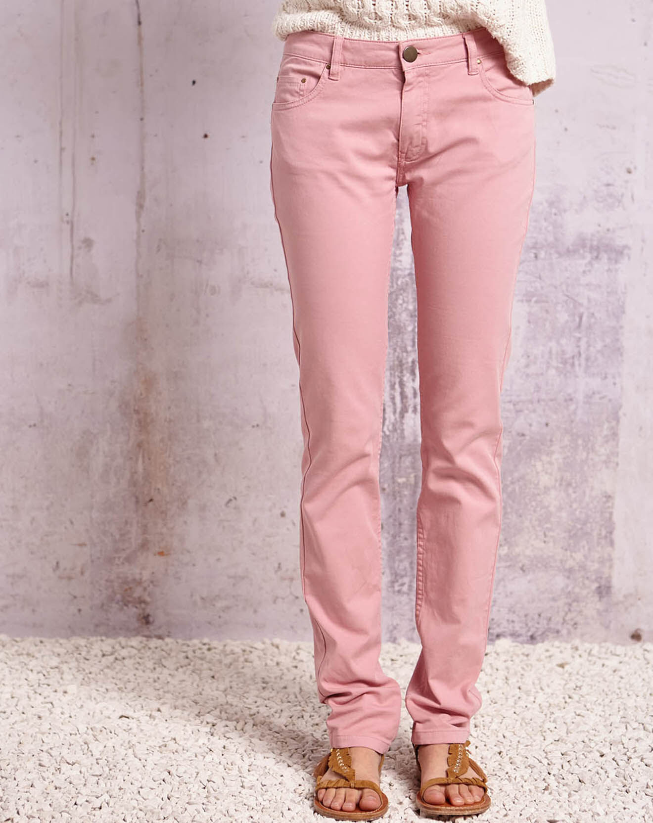 Swildens Pantalon Qajou vieux rose