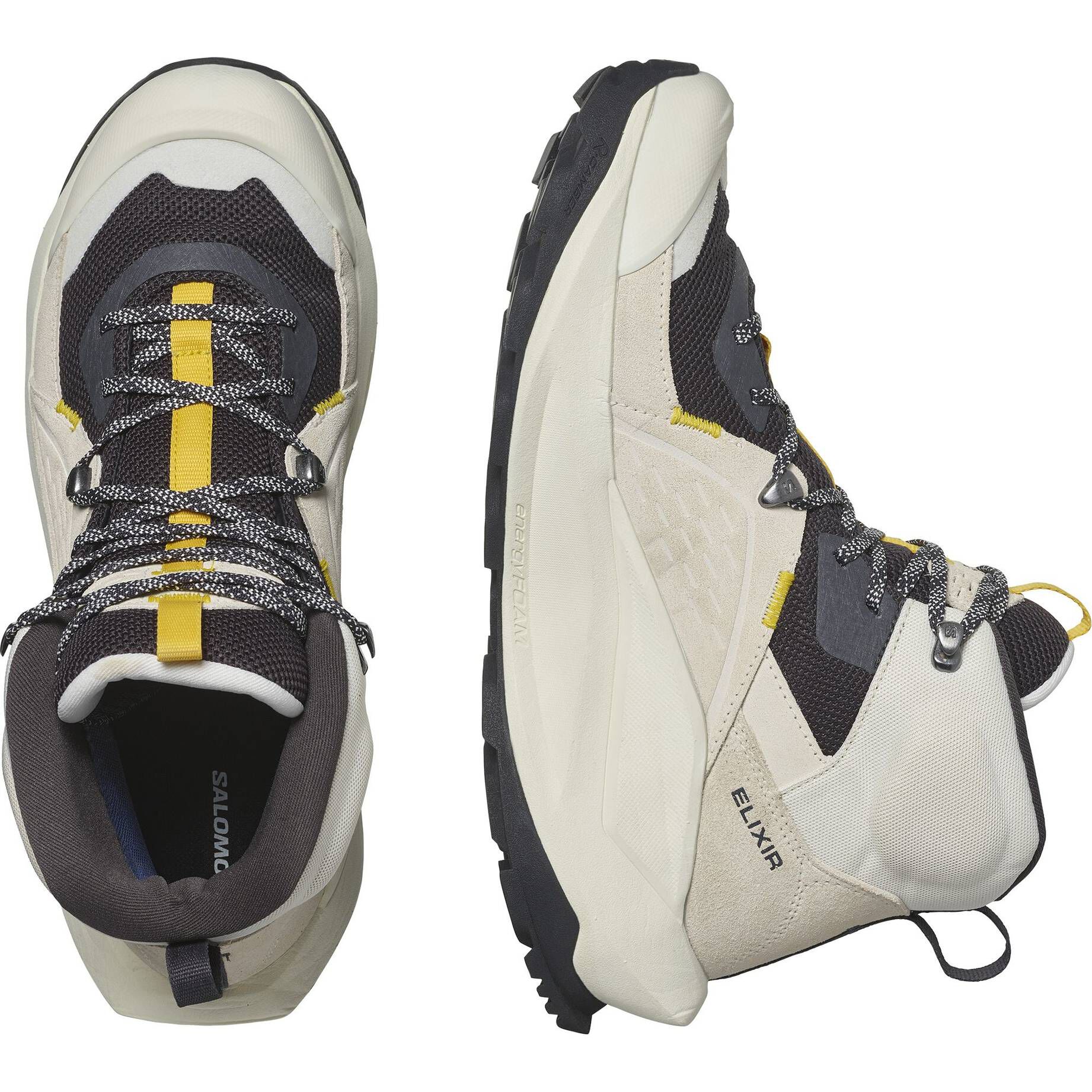 Salomon| Herren Wanderschuhe ELIXIR MID GTX wasserdicht mit Leder