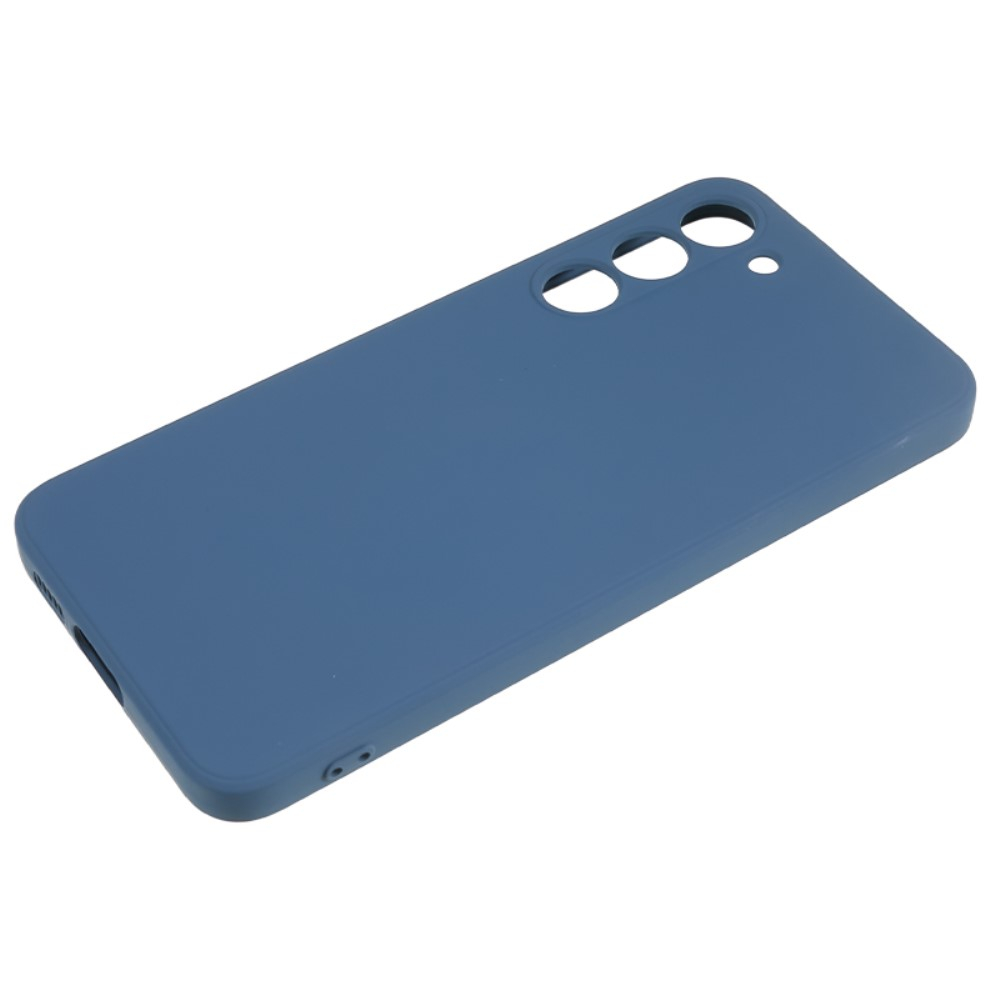 Samsung Galaxy S23 5G Gummi Case Hülle mit Kameraschutz - Blau (Matt)