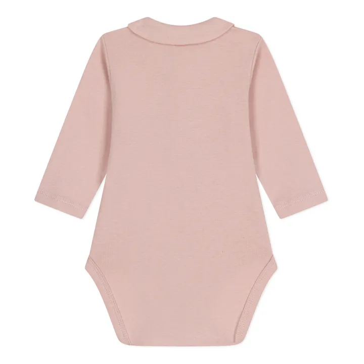Petit Bateau Body Col Claudine Margarine | Rose poudré