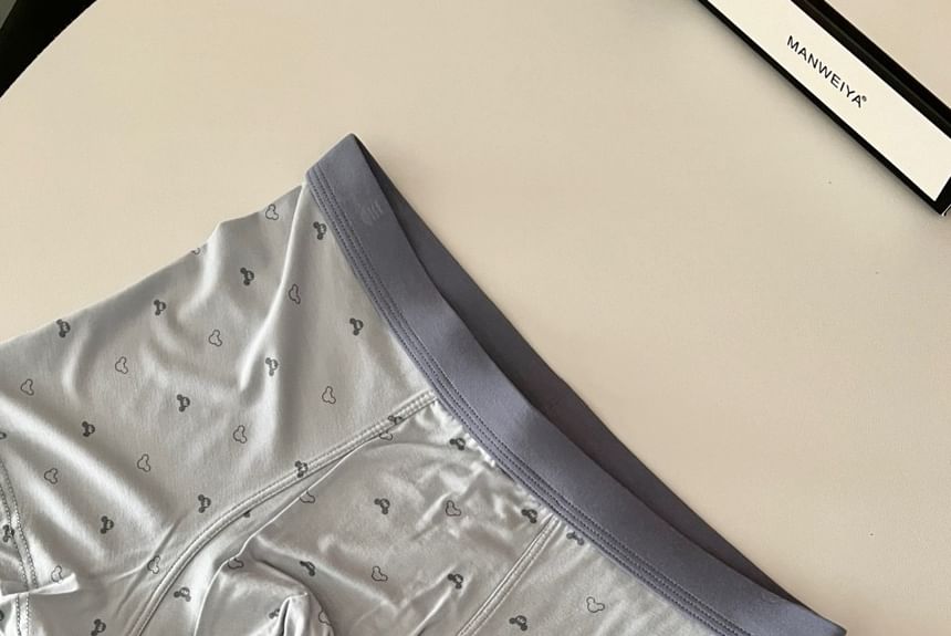 Yunlela - Set van 3: Boxershorts met hartjesprint