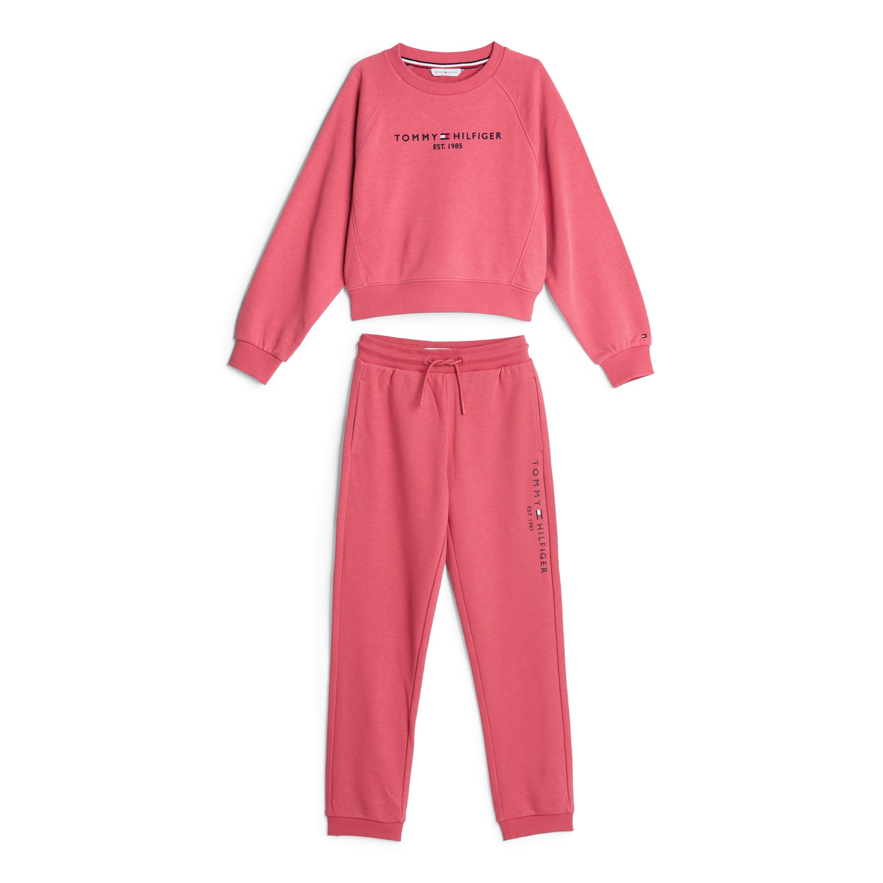 Tommy Hilfiger long-sleeved jumper and jogging bottom Set Junior