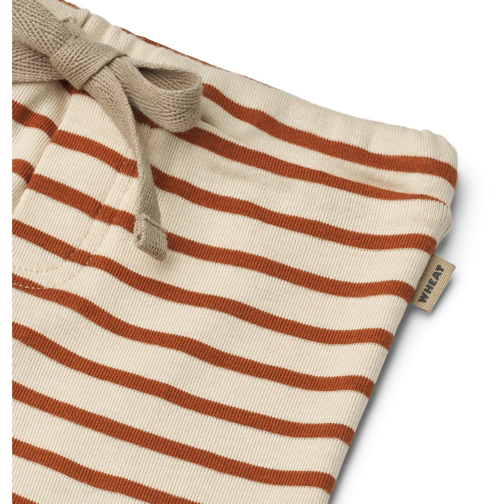 Køb Wheat Warm Caramel Stripe Jersey Bukser Manfred