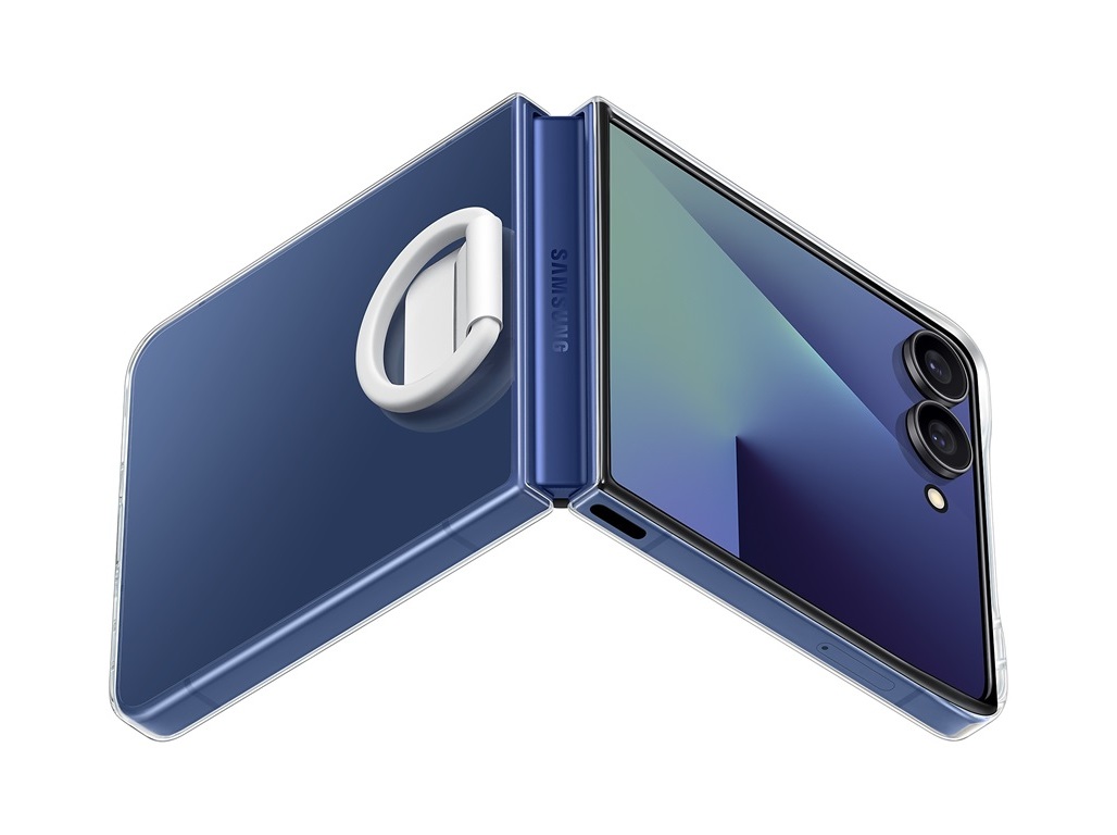 CAPA SAMSUNG TRANSP COM ANEL FLIP 7