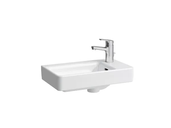 Laufen Pro håndvask 48 x 28 cm med hanehul til højre, hvid