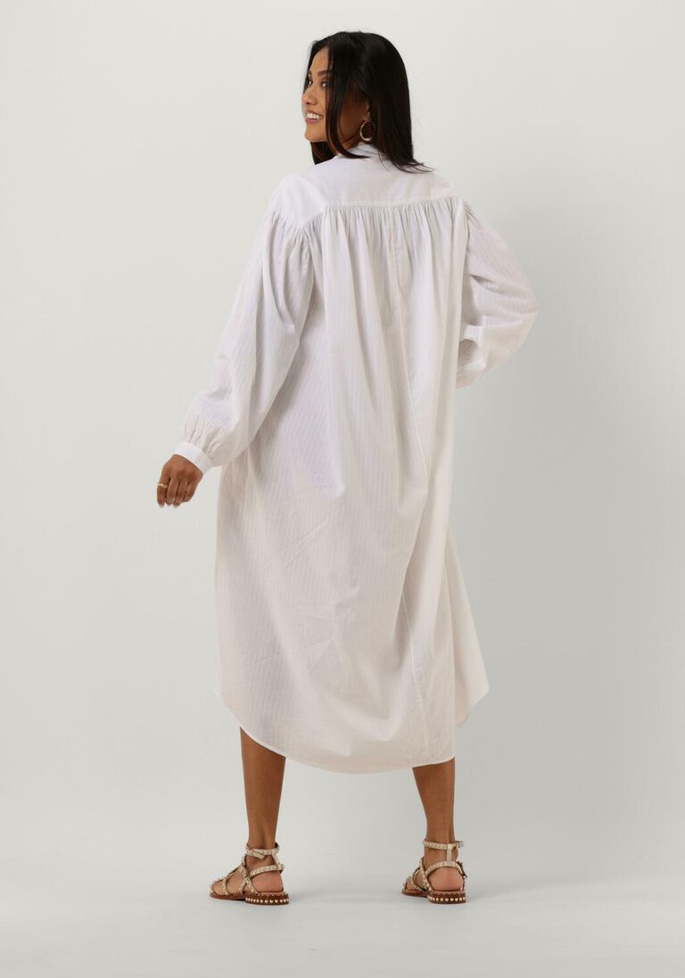 SEMICOUTURE witte semicouture midi jurk cindy