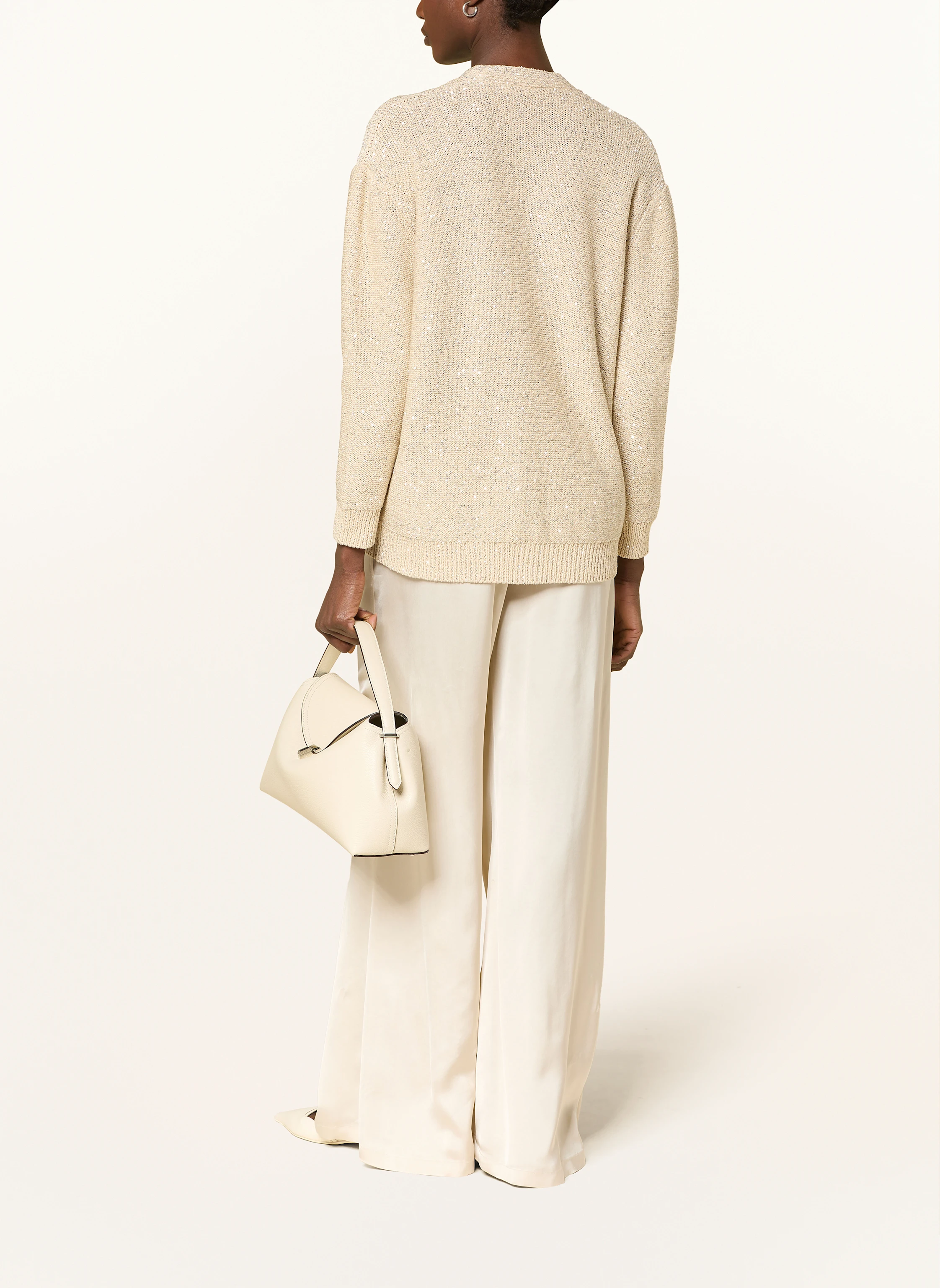 FABIANA FILIPPI Strickjacke mit Pailletten