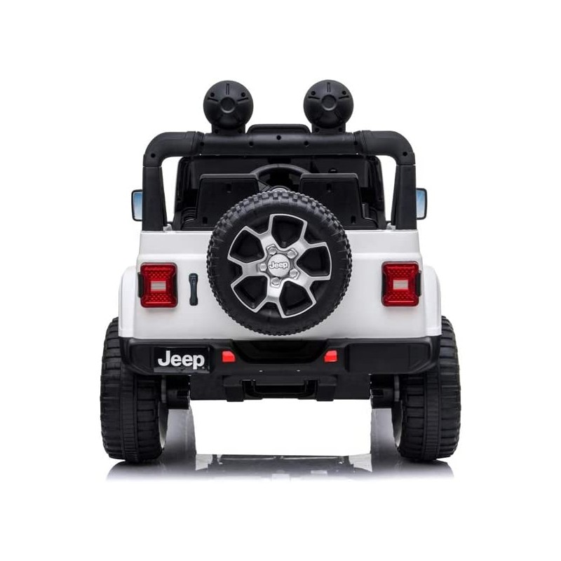 Jeep Wrangler Rubicon 12V, carro elétrico infantil com controle remoto.