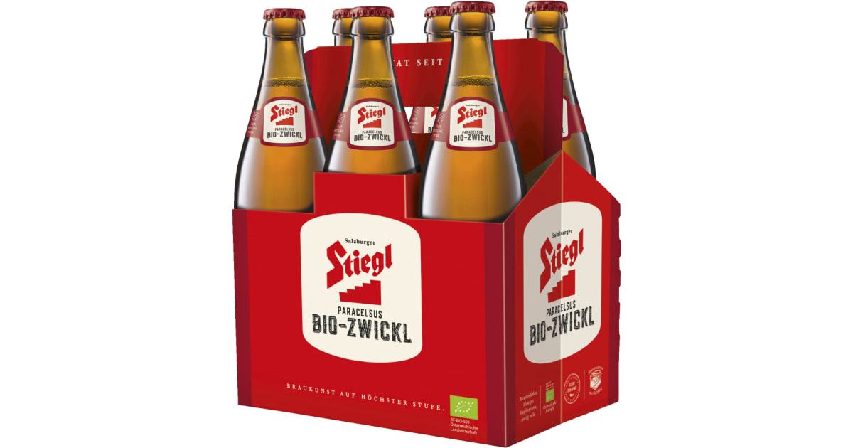 Stiegl Bio Paracelsus Zwickl Tray 6x 0,5 Liter (Mehrweg)