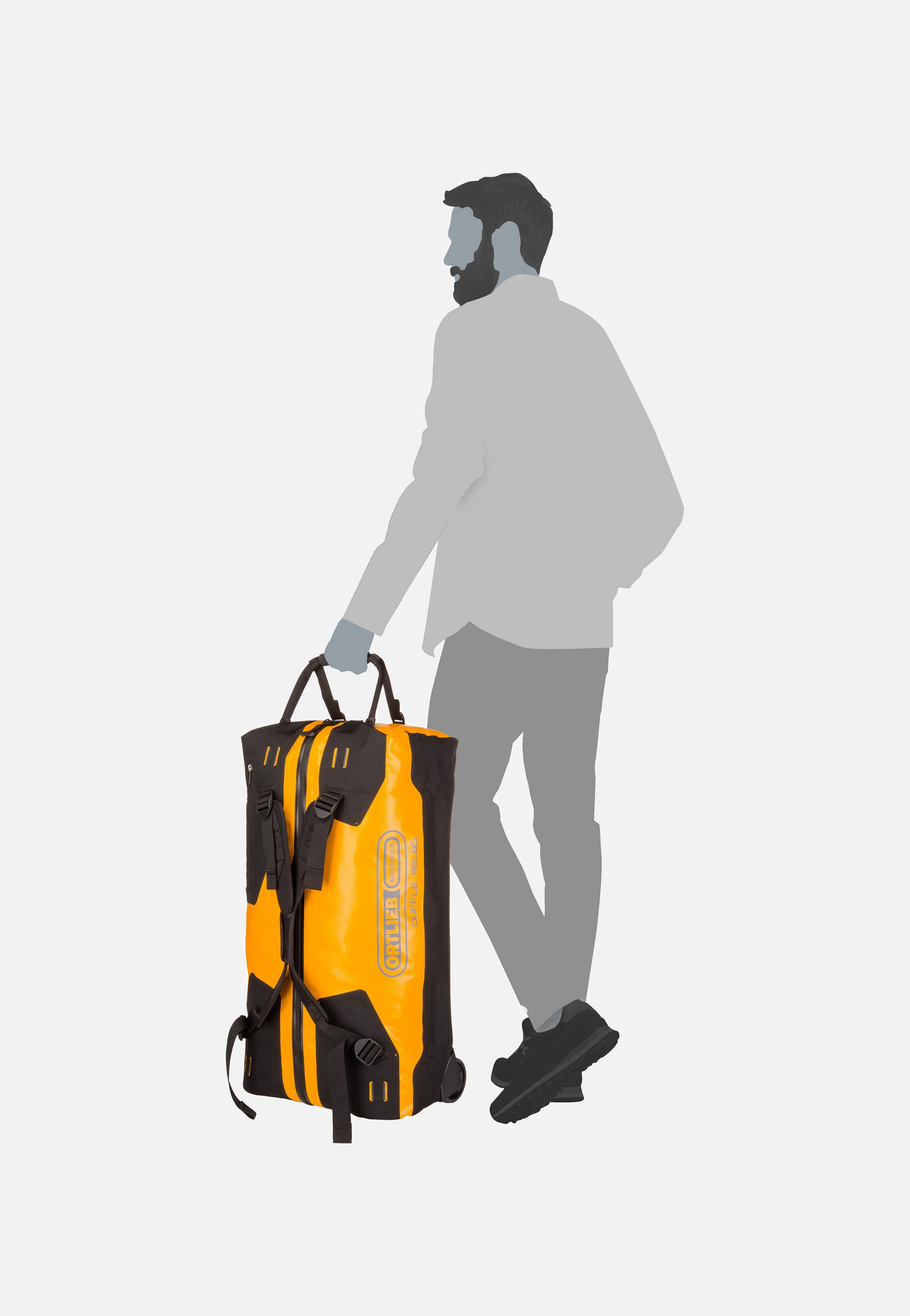 Duffle RS 85L Sonnengelb Schwarz - Travel Bag