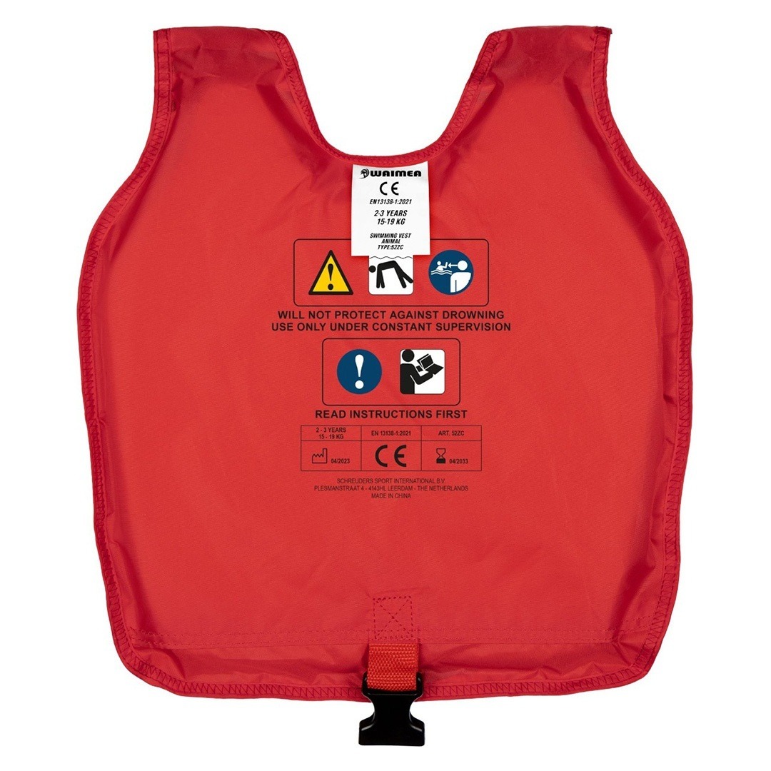 Waimea 2-3 jaar kinder zwemvest - Red