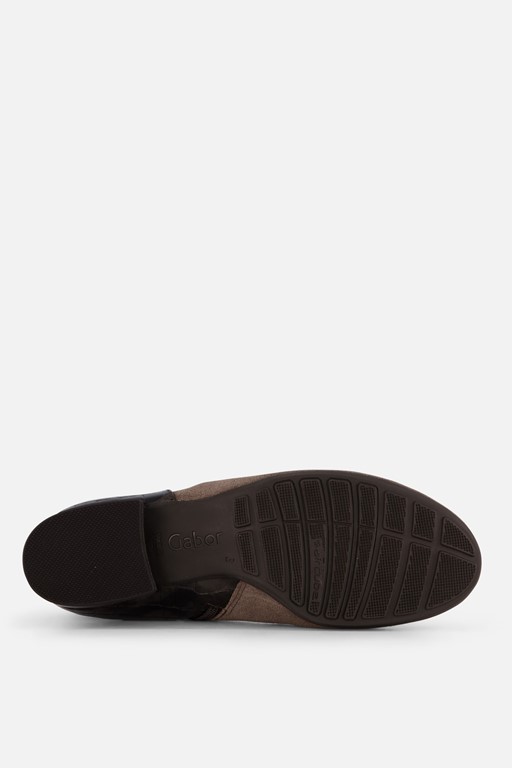 Gabor Enkellaarsjes bruin Suede