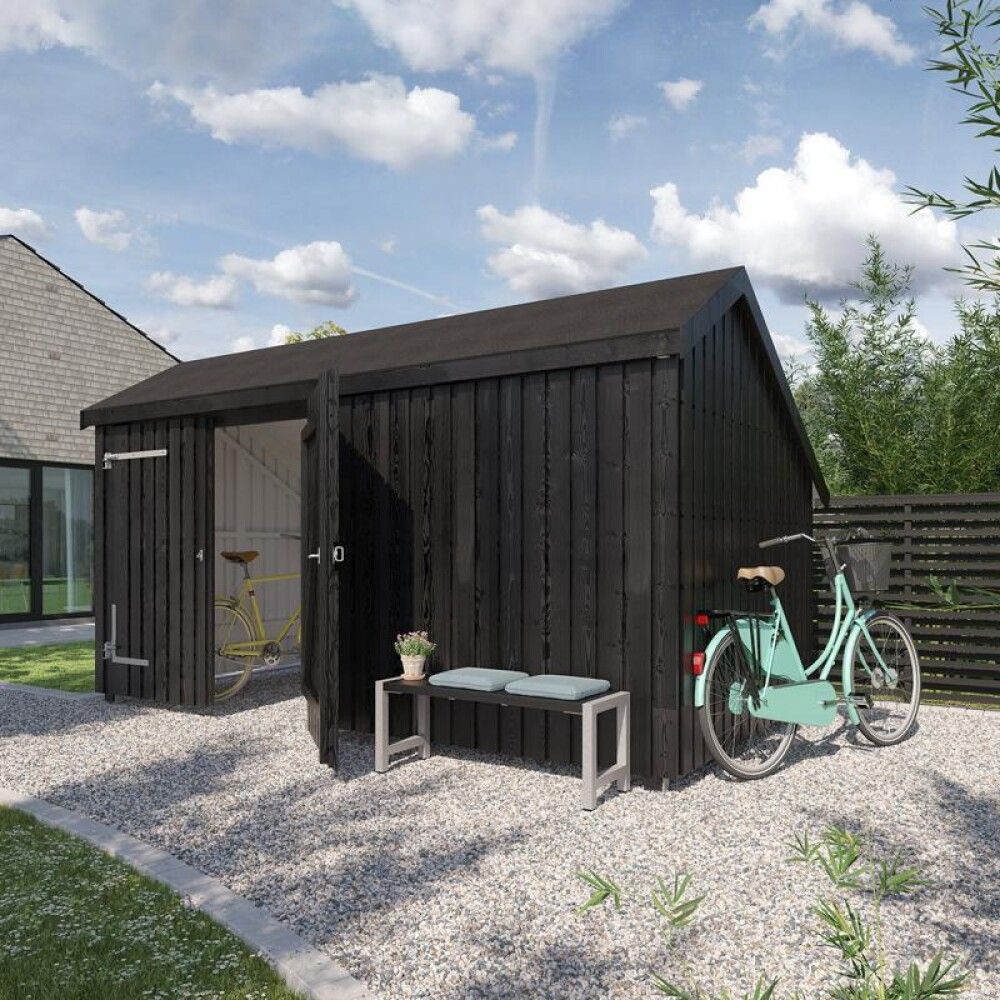 REDSKAPSBOD PLUS MULTI INKL TAKPAPP DOBBELDØR/STENGT 10,5 M²