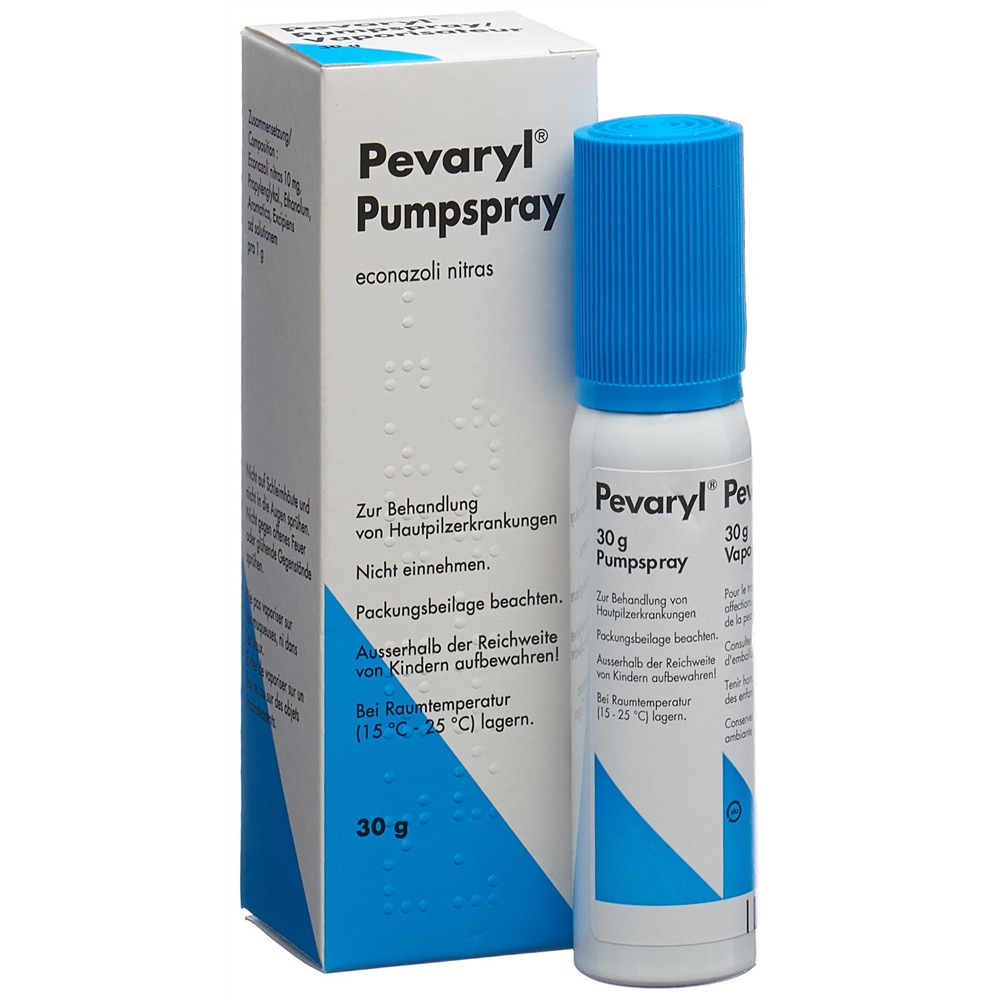 PEVARYL Spray Fl 30 ml<br>30 ml, Flasche, Spray zur Anwendung auf der Haut, Lösung