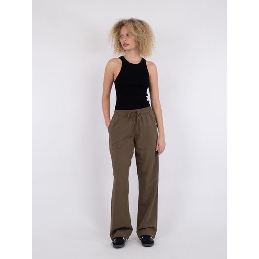 Neo Noir Sonar Linen Bukser, Army, 38